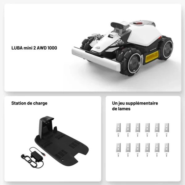 Robot tondeuse MAMMOTION LUBA mini 2 AWD 1000