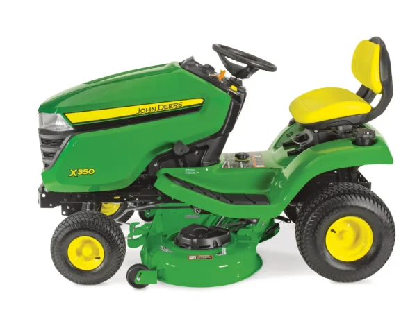 Tracteur tondeuse John Deere X350 + carter de coupe 42" (107 cm) Accel Deep