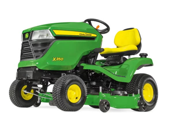 Tracteur tondeuse John Deere X350 + carter de coupe 42" (107 cm) Accel Deep
