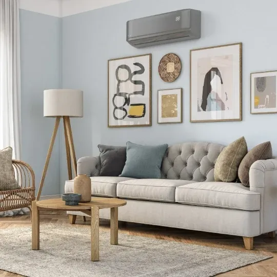 Climatiseur mural réversible Airwell HDMB Harmonia Gris 5 kW (7SP024040)