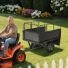 Remorque à benne basculante VEVOR - 481 L - Capacité 272 kg