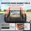 Remorque à benne basculante VEVOR - Capacité 680 kg - 0,4 m³