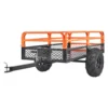 Remorque à benne basculante VEVOR - Capacité 680 kg - 0,4 m³