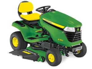 r2c003301_LSC_011 Tracteur tondeuse John Deere X350 + carter de coupe 42" (107 cm) Accel Deep