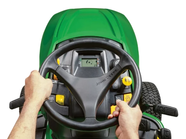 Tracteur tondeuse John Deere X350 + carter de coupe 42" (107 cm) Accel Deep