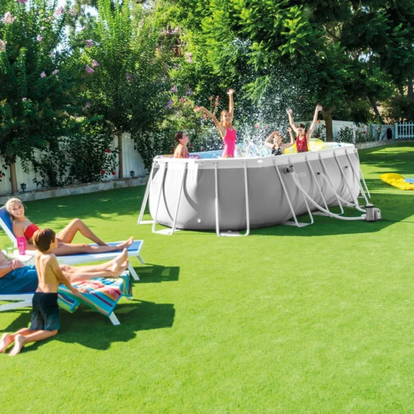 Piscine Intex Prism Frame ovale 5,03 x 2,74 x 1,22 m
