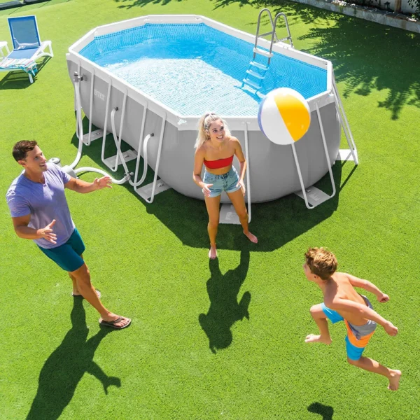 Piscine Intex Prism Frame ovale 5,03 x 2,74 x 1,22 m
