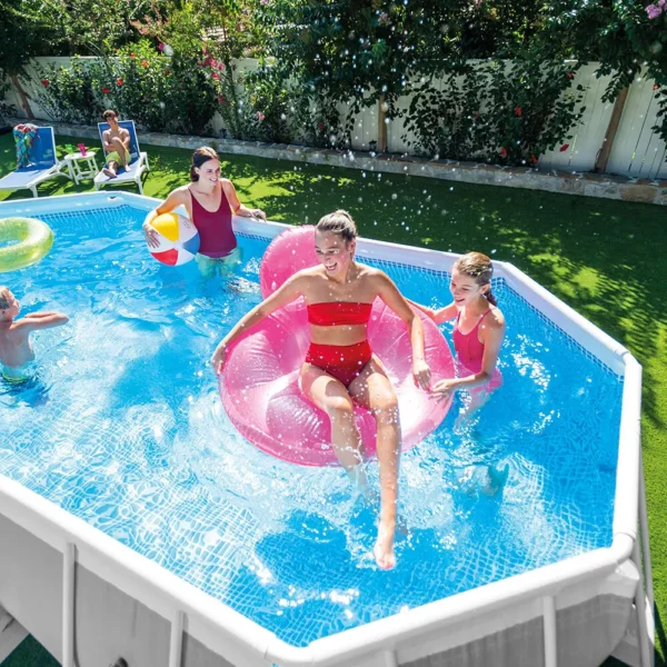 Piscine Intex Prism Frame ovale 5,03 x 2,74 x 1,22 m