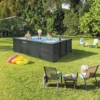 5 Piscine Intex Graphite rectangulaire 4,00 x 3,00 x 1,24 m