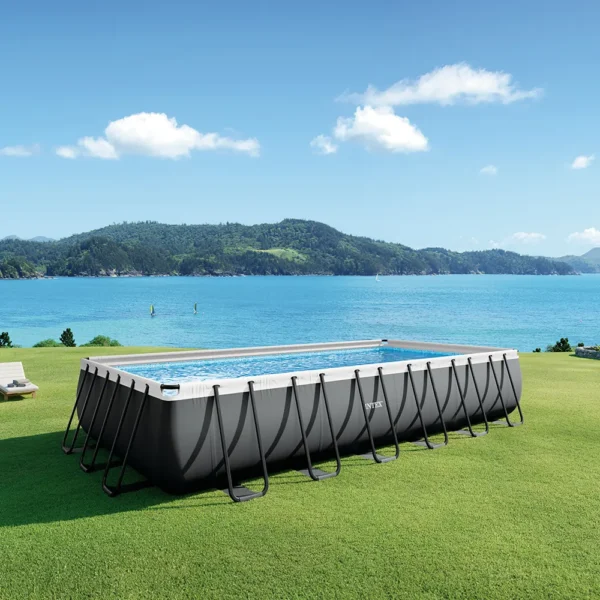 Piscine Intex Ultra XTR Frame rectangulaire 7,32 x 3,66 x 1,32 m